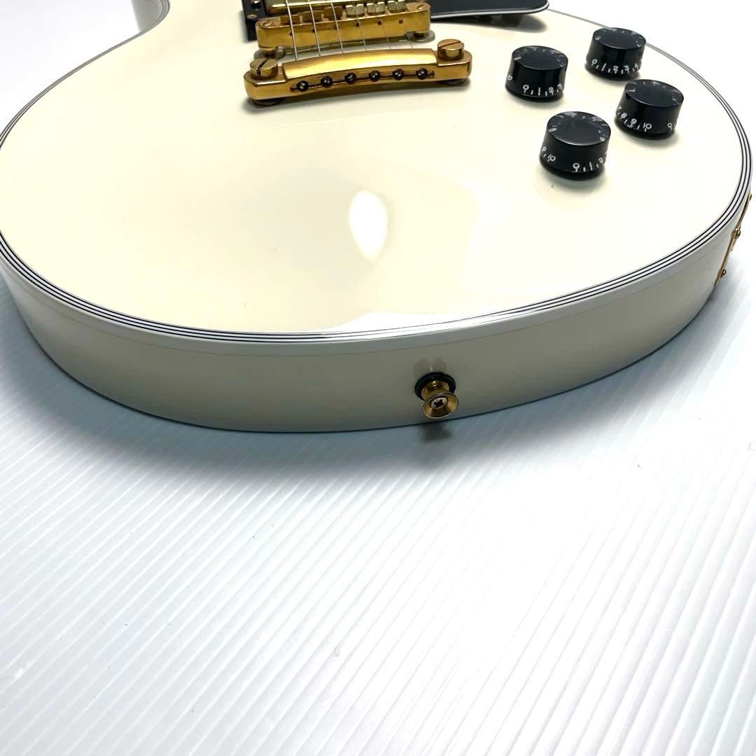 MaisonメイソンレスポールタイプエレキギターWhiteホワイトソフトケース付