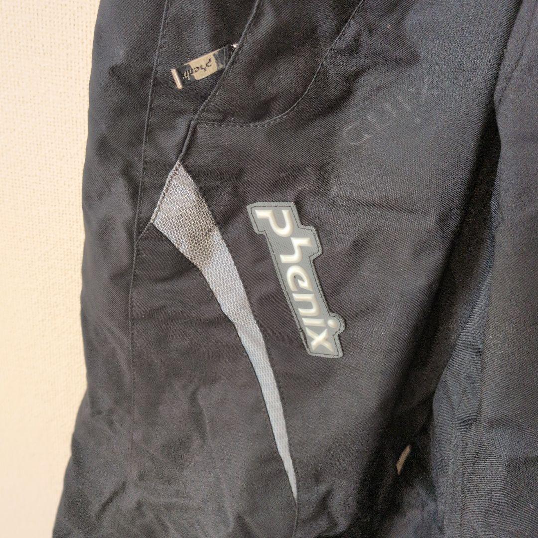 「2点セット」phenix フード付きスキーウェア 青