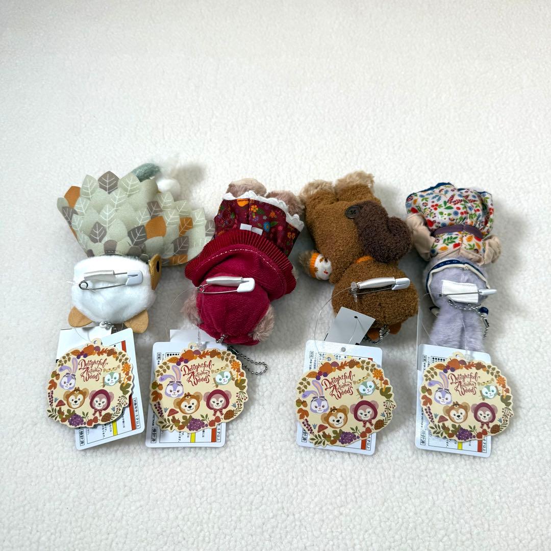 秋のぼうけん　TDL TDS期間限定ぬいぐるみバッジステラルー４体セット