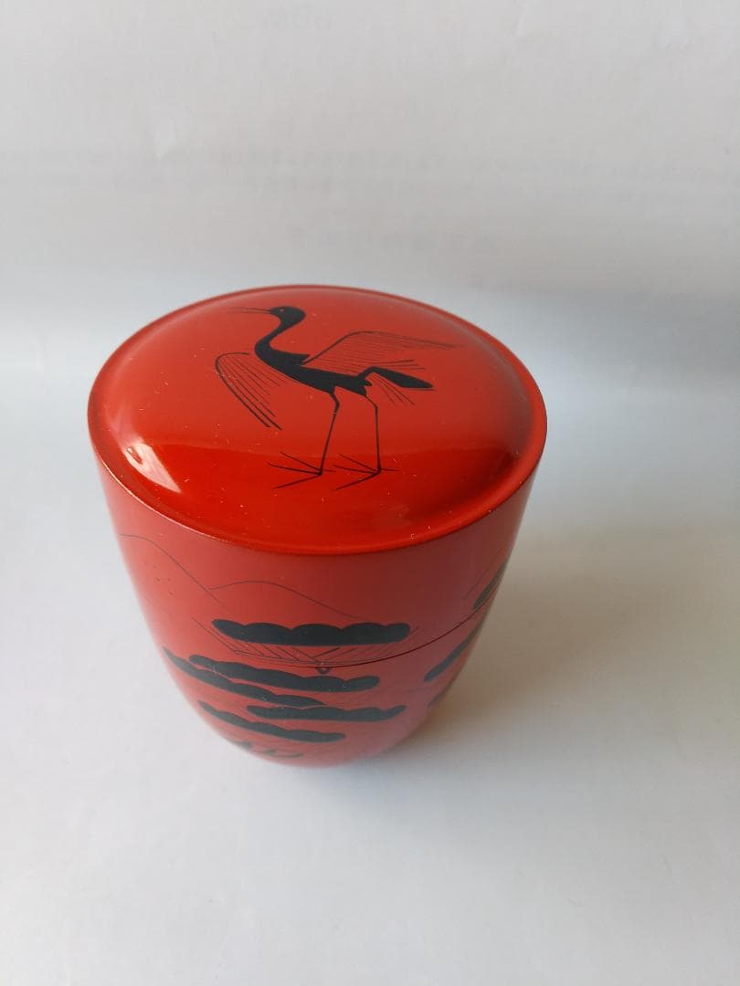 加賀蒔絵師 中村秀甫 作 玄々斉好 曙棗 共箱 棗 漆器 漆芸 茶道具 新品