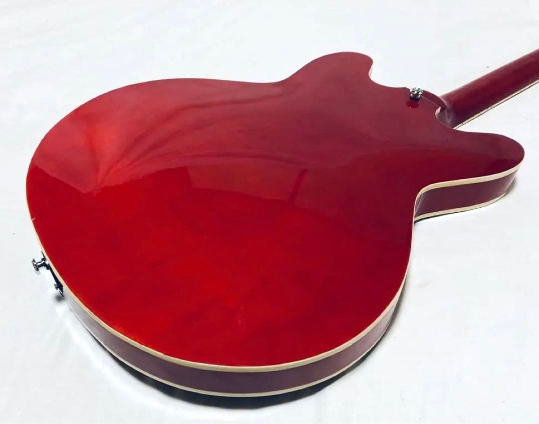 動作良好 GROTE guitar セミアコ―スティックギター レアカラー