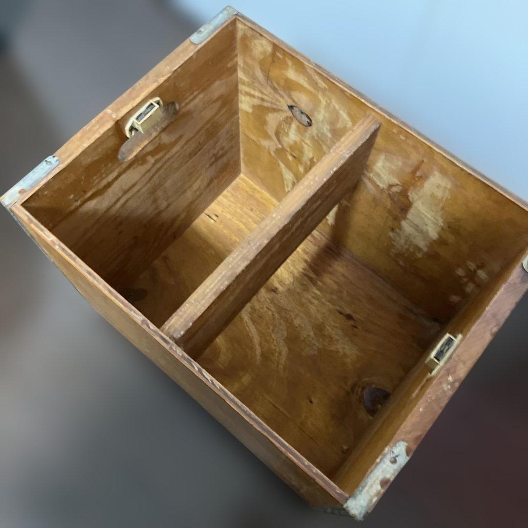 アメリカ　ビンテージ　木箱　ミラーライト ビール