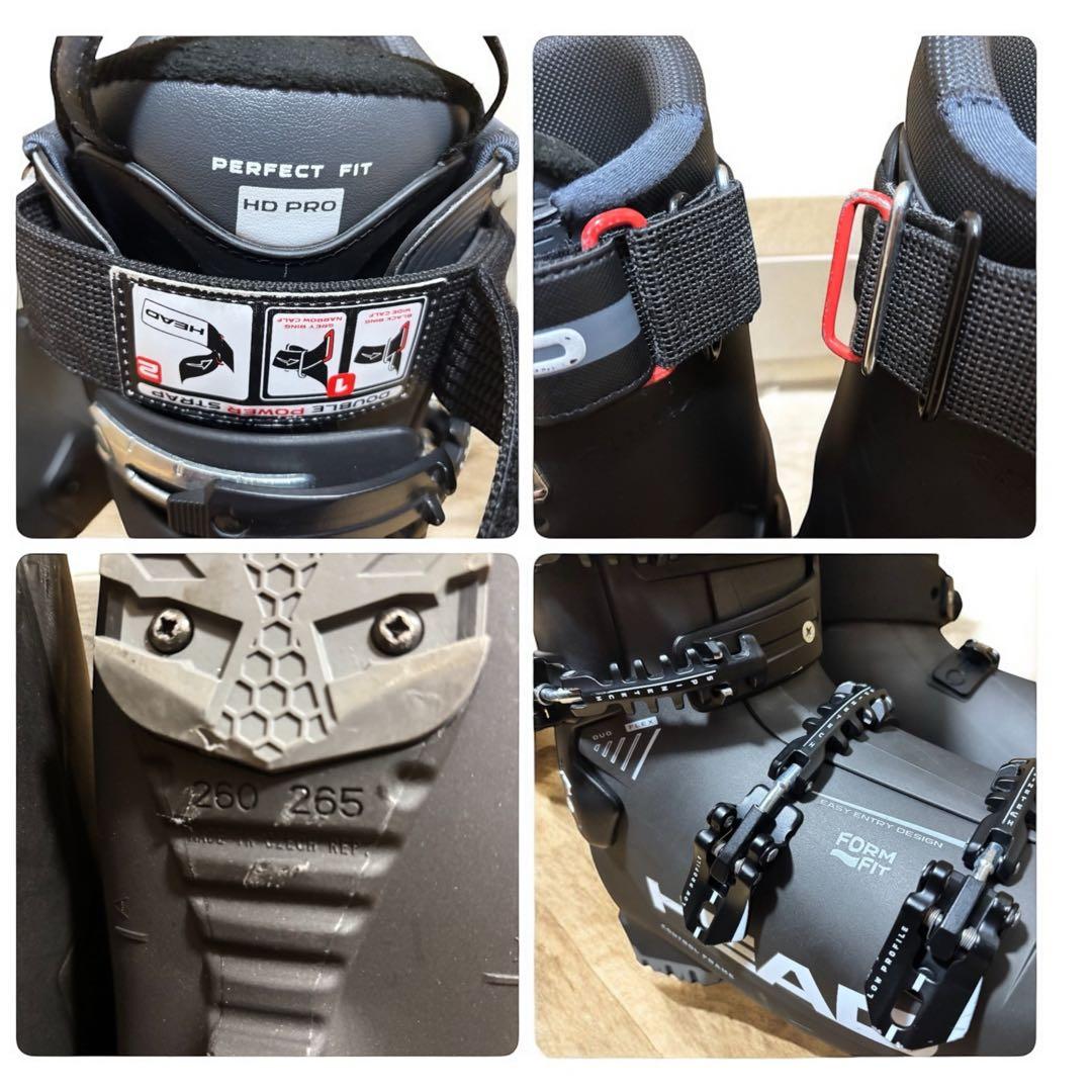 【美品・廃盤】HEAD アドバントエッジ125 26.5 中級者モデル スキー