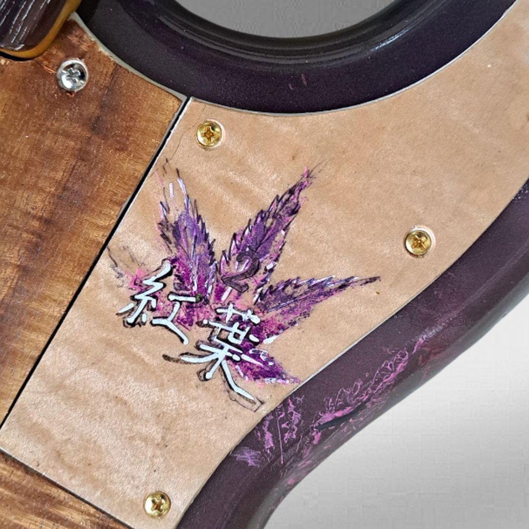 DMS CUSTOM 紅葉2 ハイエンドメタリックパープルコンポネンベース