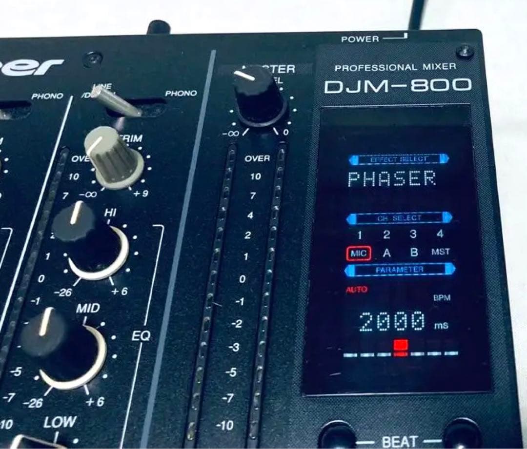 PIONEER DJM-800 フルメンテナンス済み　パネル&ノブ交換済み