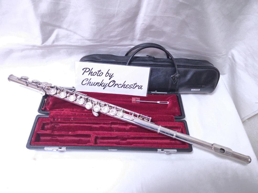 YAMAHA YFL-211S フルート 銀メッキハードケース&バッグ付2427