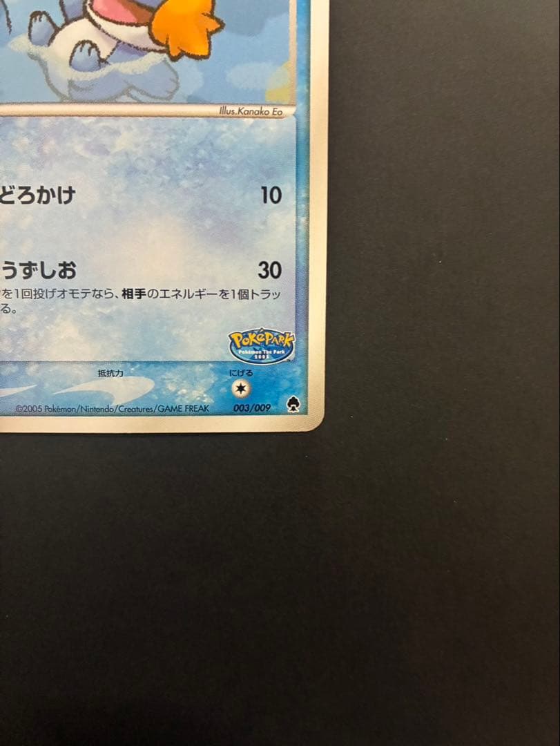 ポケモンカード ポケパークのミズゴロウ 003/009