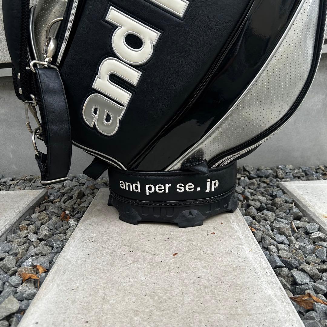 and per se★アンパスィ ゴルフ 9.5型 エナメル プロモデル