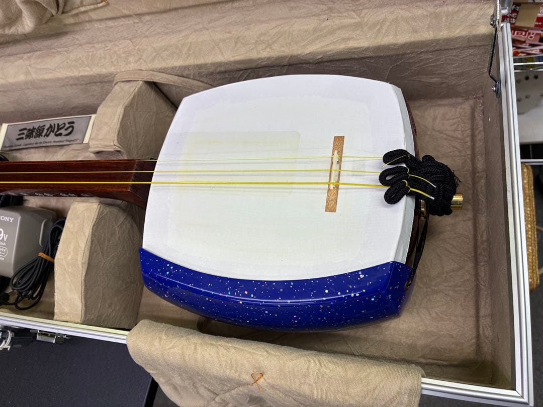 希少品　エレキ津軽三味線　夢絃21サイレント　　（三味線かとう）早い者勝ち