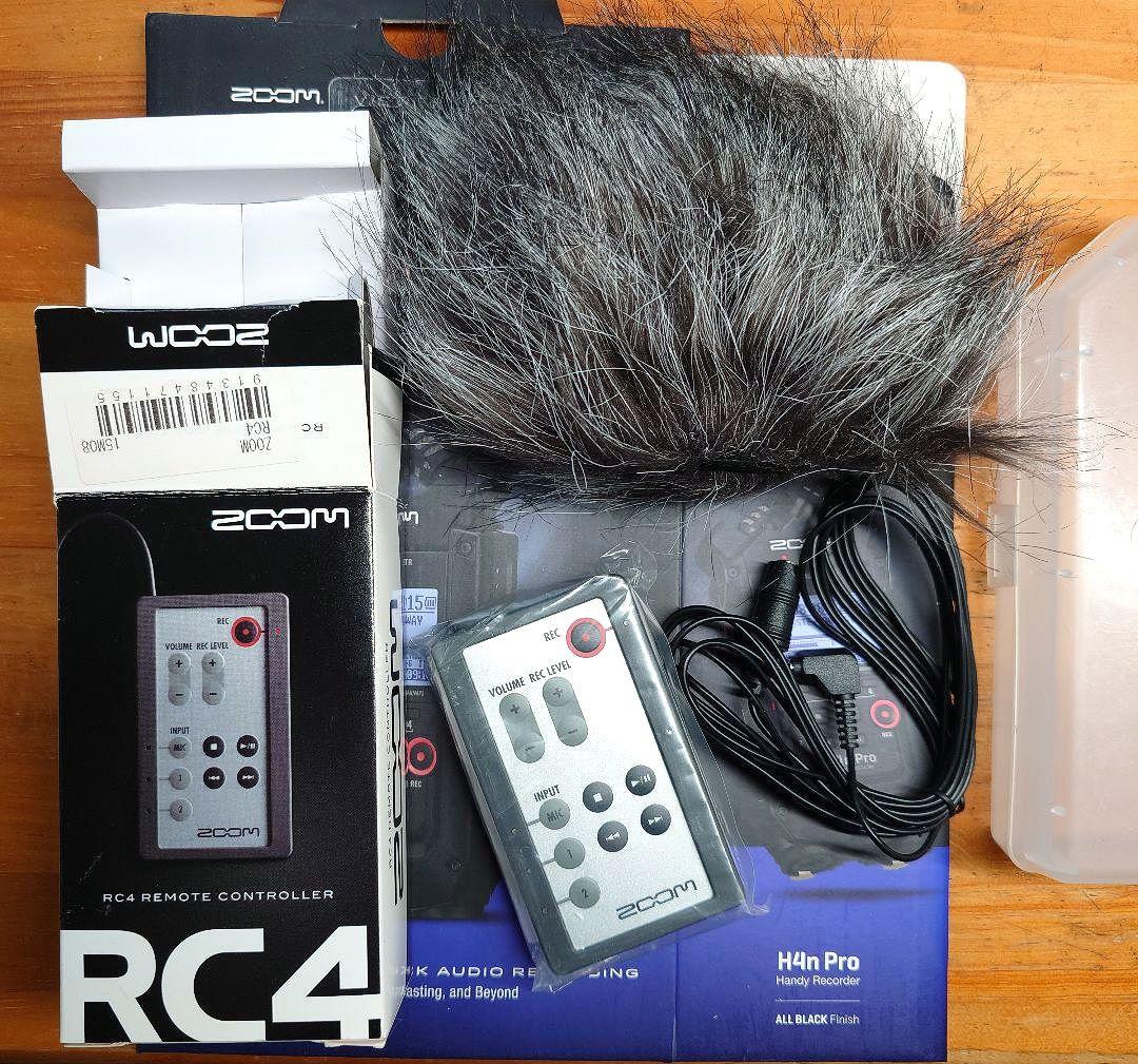 H4n Pro / BLK 風防・リモコン付