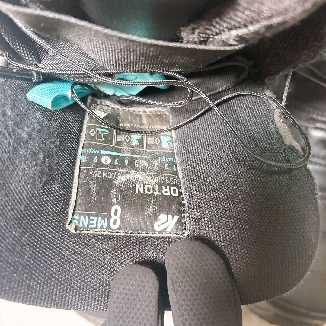 07B 26.0cm K2 ORTON ダブルBOA スノーボードブーツ