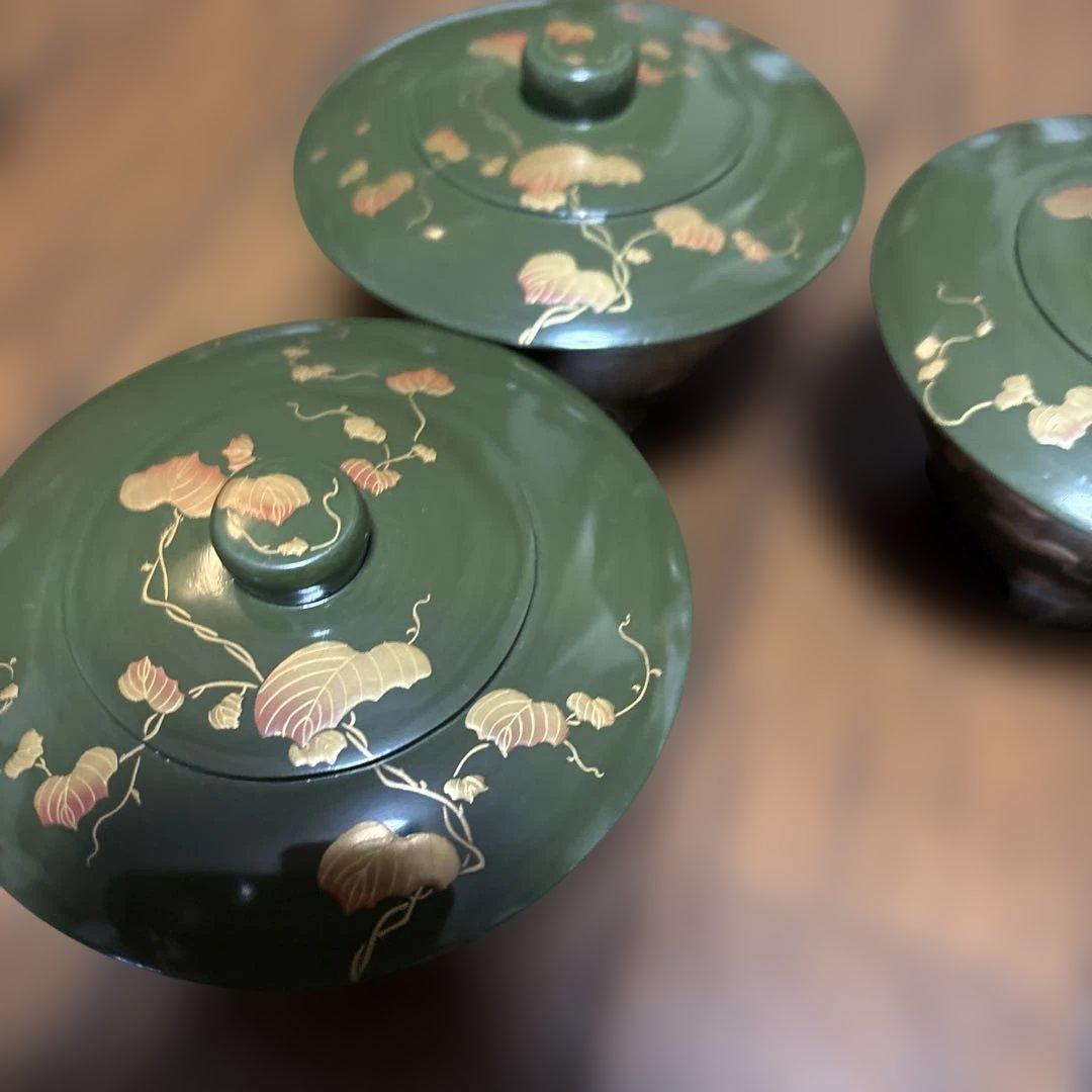 期間限最終処分特価逸品輪島アンティークお吸い物椀五客セット煮物や向付上品オシャレ