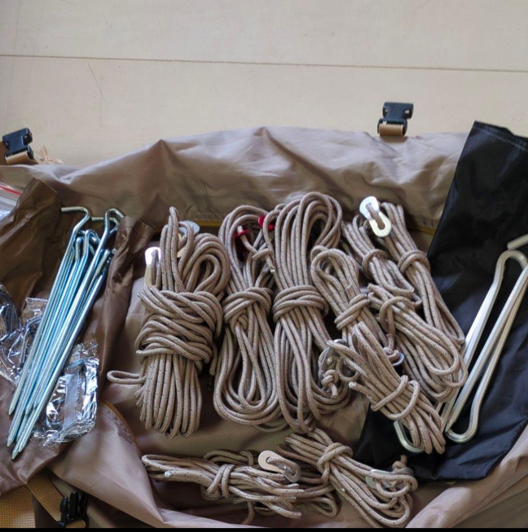 アルペンAOD3テント タープ（タープ未使用）、グランドシートインナーマット付①