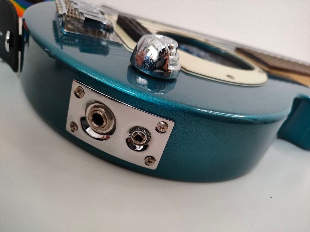 Pignose/ピグノーズ メタリックブルー アンプ内蔵ミニエレキギター