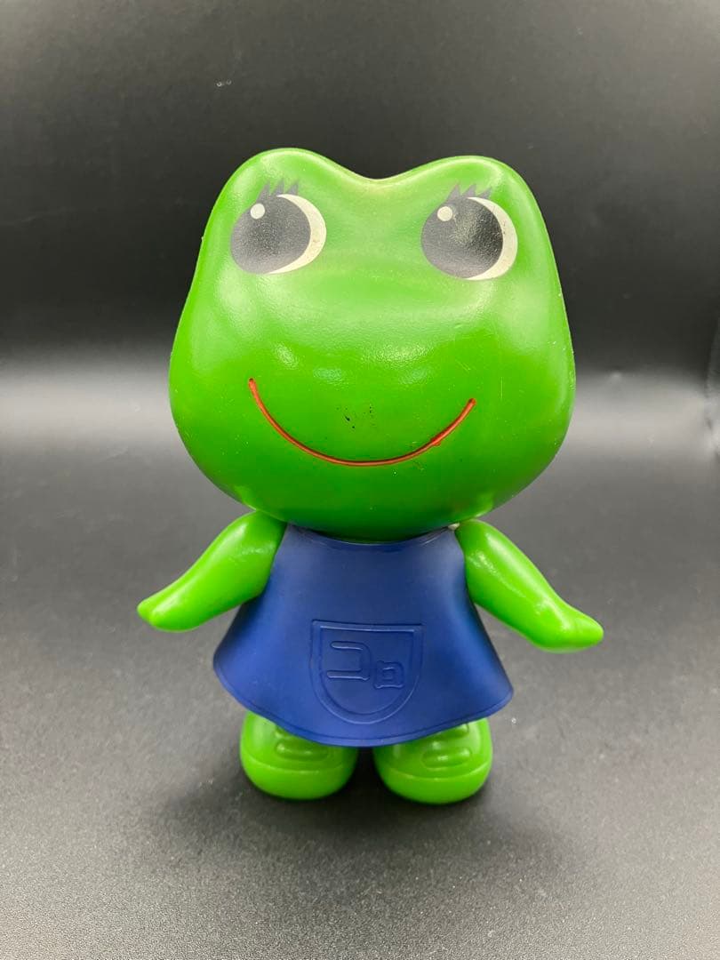 【昭和レトロ】コルゲンコーワ　コロちゃんソフビ3体セット　おまけケロちゃん付