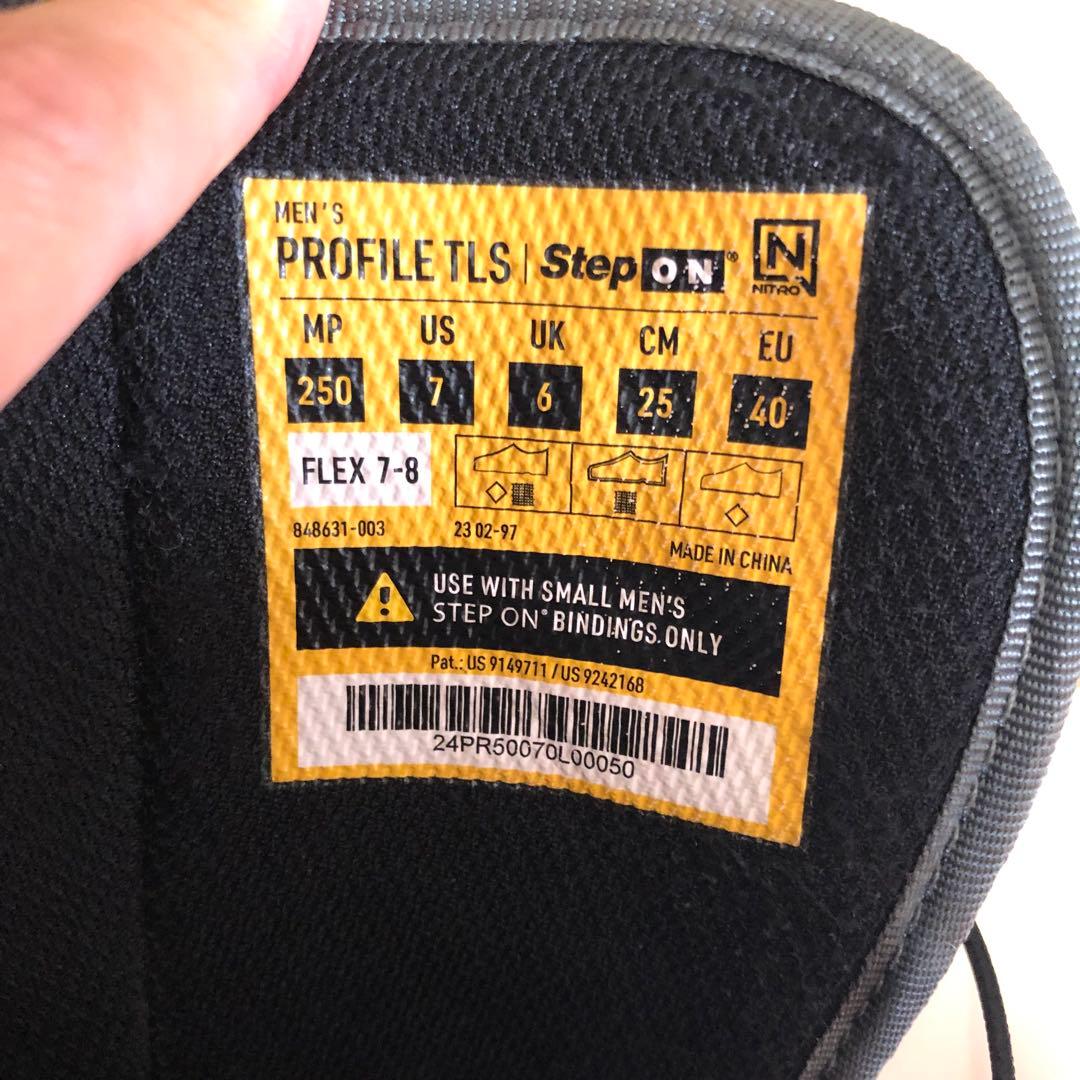 Nitro Profile step on 25cm スノーボードブーツ