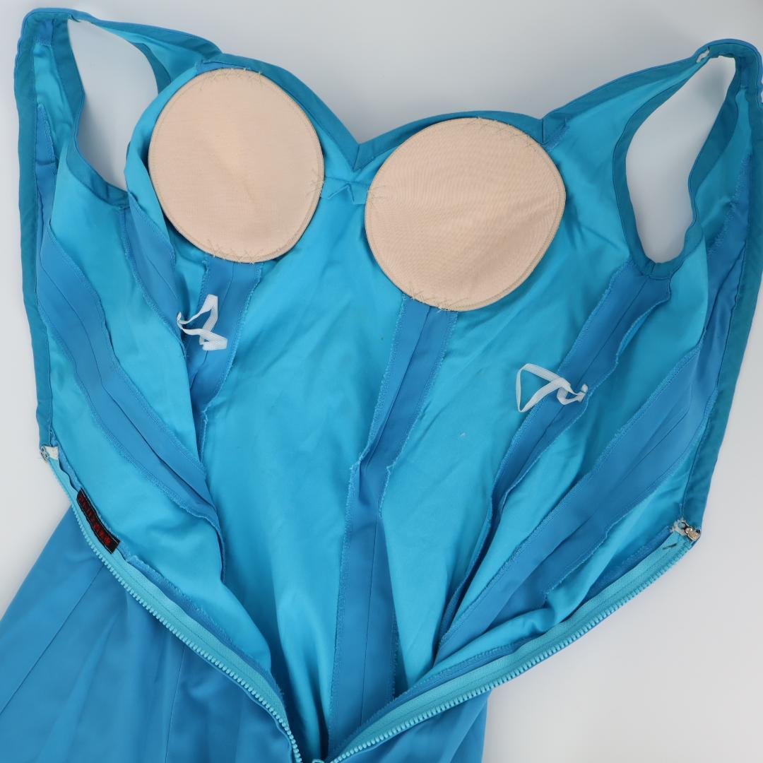 【美品 フラメンコ衣装】スカイブルー×水玉 アトリエ貴美恵 ドレス シージョ