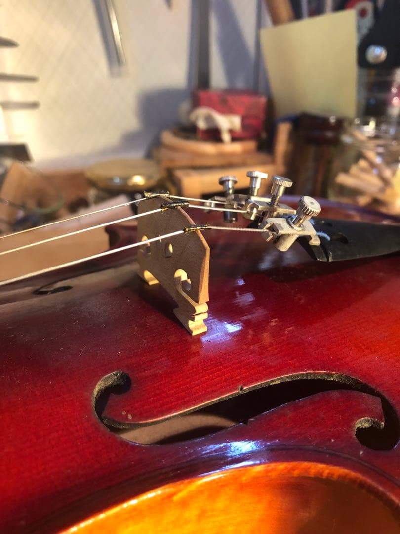 【駒&魂柱調整済】SuzukiバイオリンNo350 1/2 1976