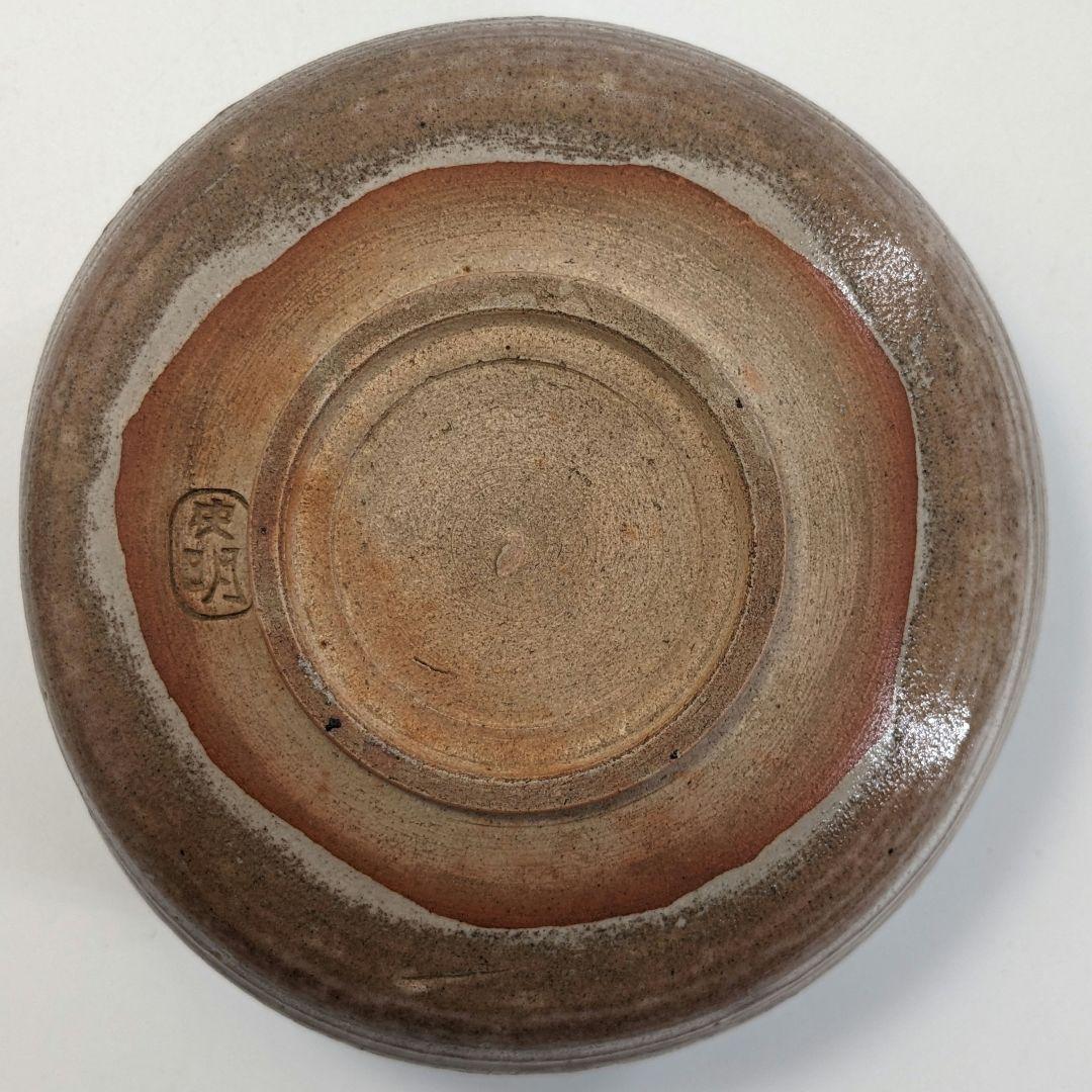 岡山県重要無形文化財 黒井一楽 虫明焼 茶盌 共箱 抹茶碗 抹茶茶碗 茶道具