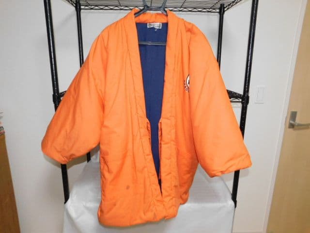 最終価格　はんてん　オレンジアウターLサイズ　生地厚手で温かい　ドラゴンボールZ