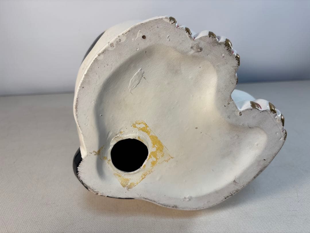 招き猫 多治見 郷土玩具 豪華前垂れ 骨董 アンティーク 縁起物 猫 置物