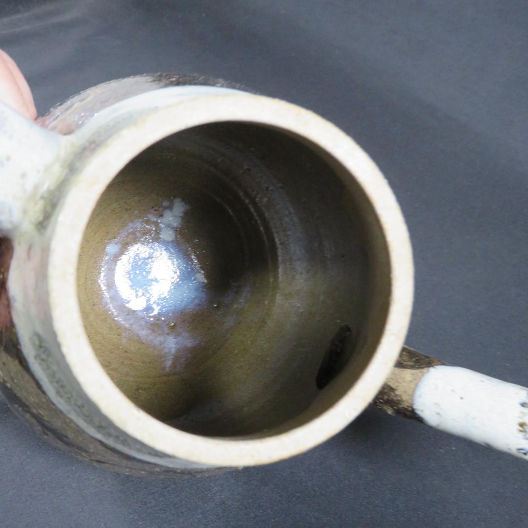 相馬 水注 水差し ポット 民藝 猪目 ハート 花器 訳アリ