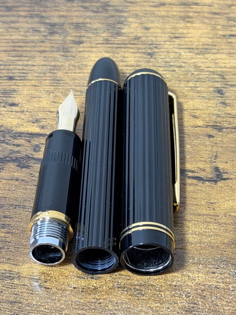 試筆のみ　1979年製　初代　ジャスタス　14金　万年筆　パイロット　嵌合式　F