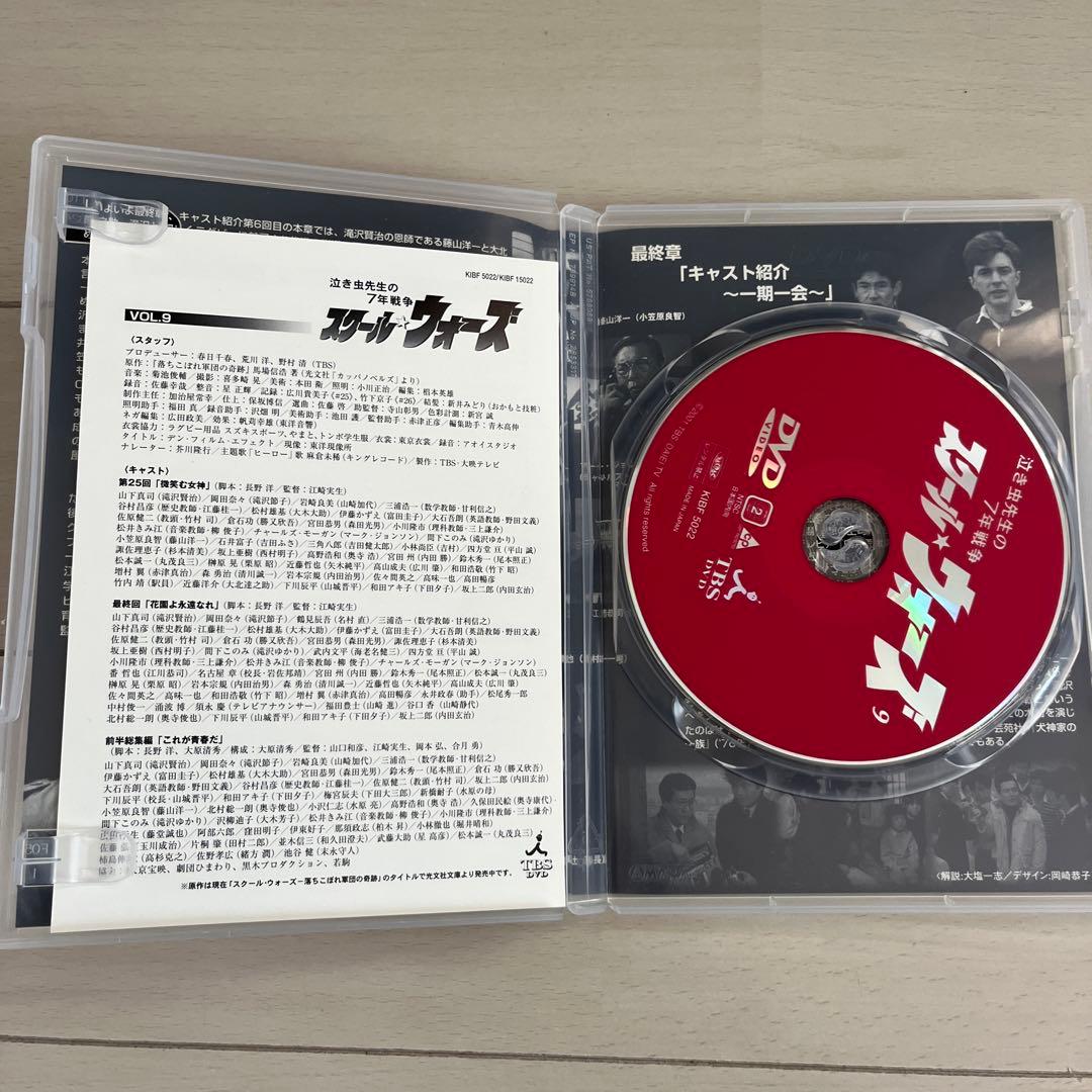 泣き虫先生の7年戦争 スクールウォーズ　DVD 全9巻　セット