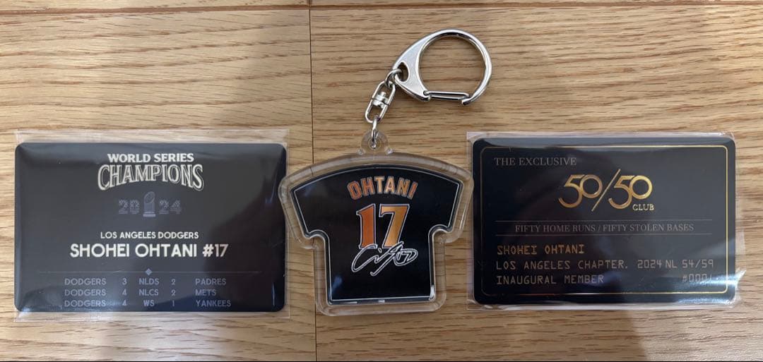⭐️期間限定価格⭐️【非売品】大谷翔平ワールドチャンピオンリング➕ミニトロフィー等
