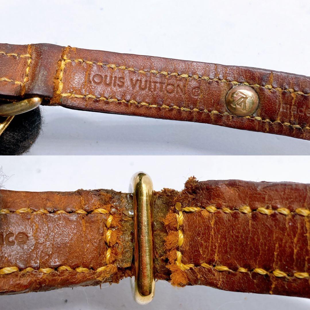 687 ルイヴィトン モノグラム　ペット用首輪　コリエバクスター　犬　猫