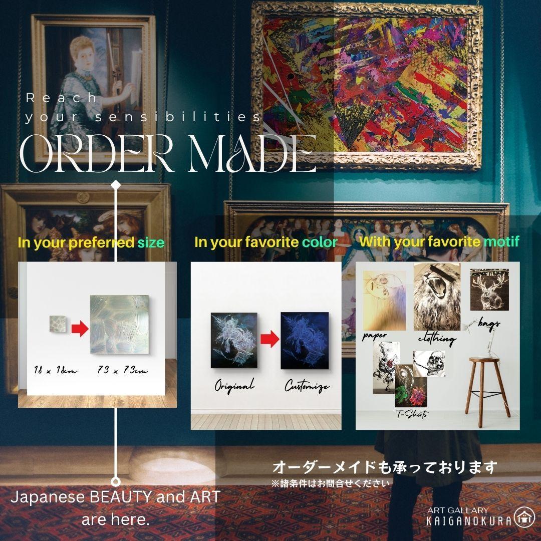 再生-銀 / テクスチャー キャンバス 26×26㎝ 原画 モダン 現代アート