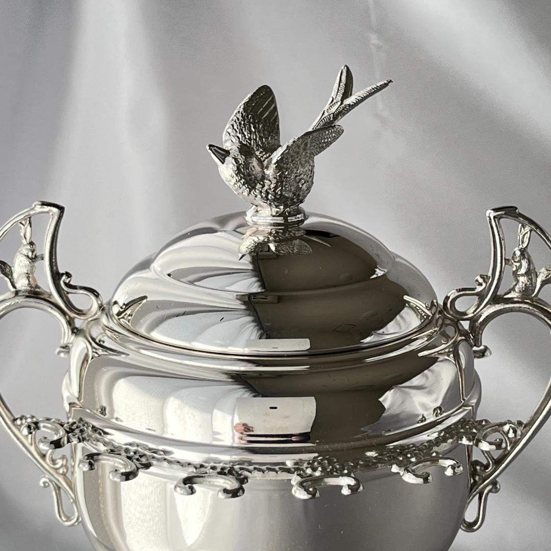 【BURKE & WALLACE】 スプーンホルダー 　兎のハンドル