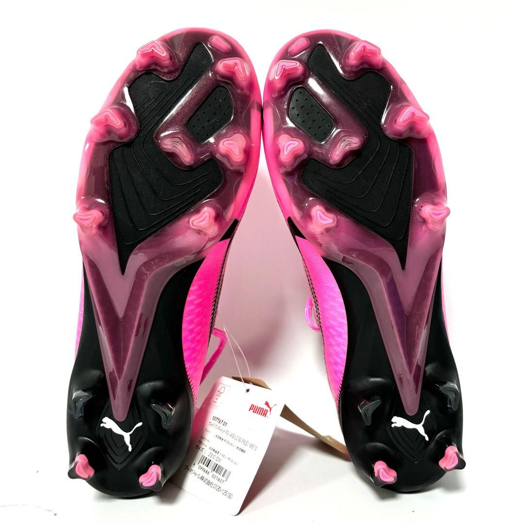 新品 プーマ W ウルトラ アルティメット FG/AG ポイズンピンク 23.0
