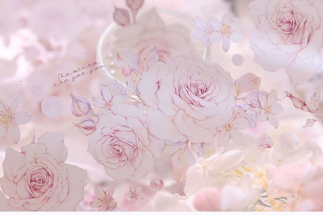 小白家文創《微醺》海外マスキングテープ　マステ 【2029】