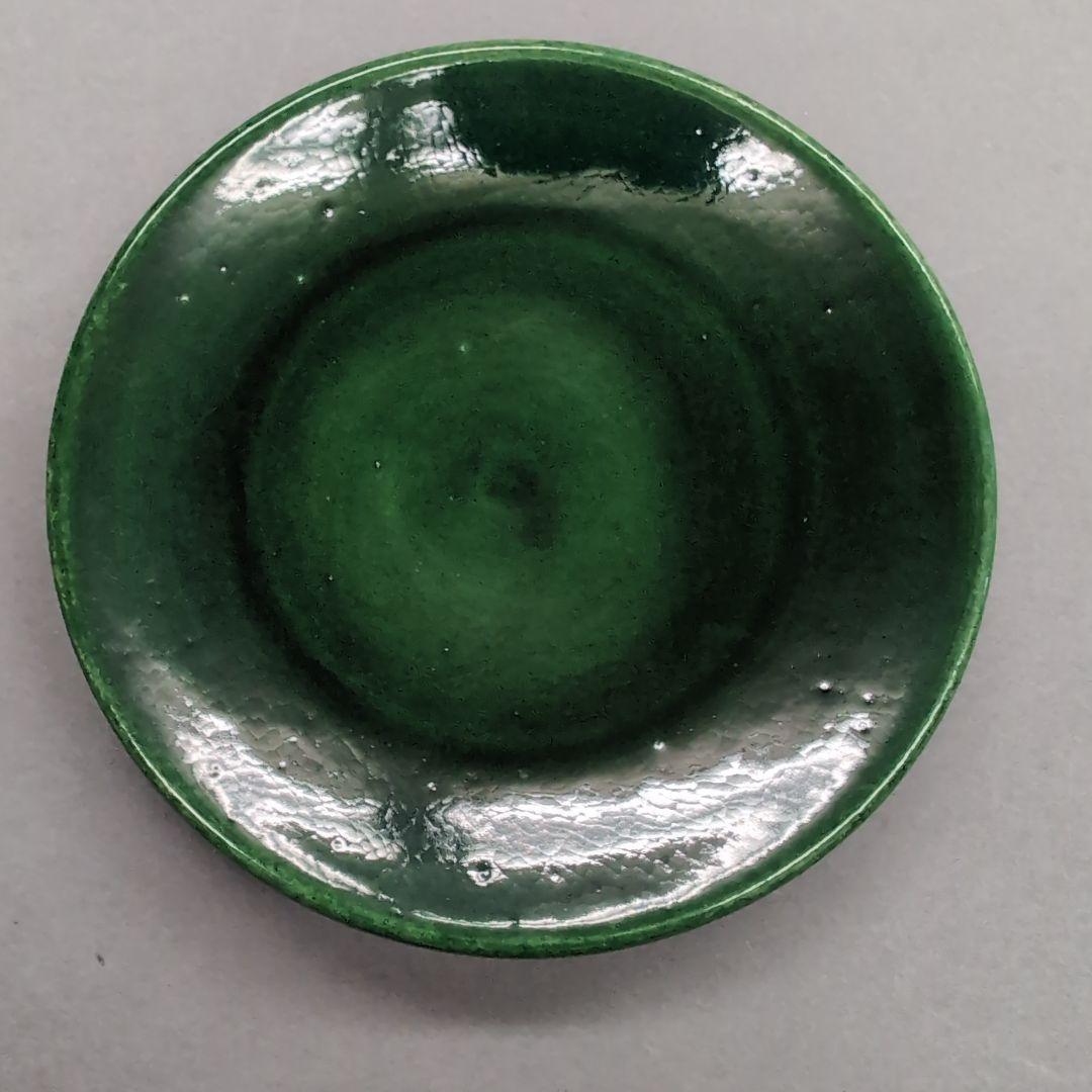 佐々木松楽　青楽　すずめ瓦　茶道具