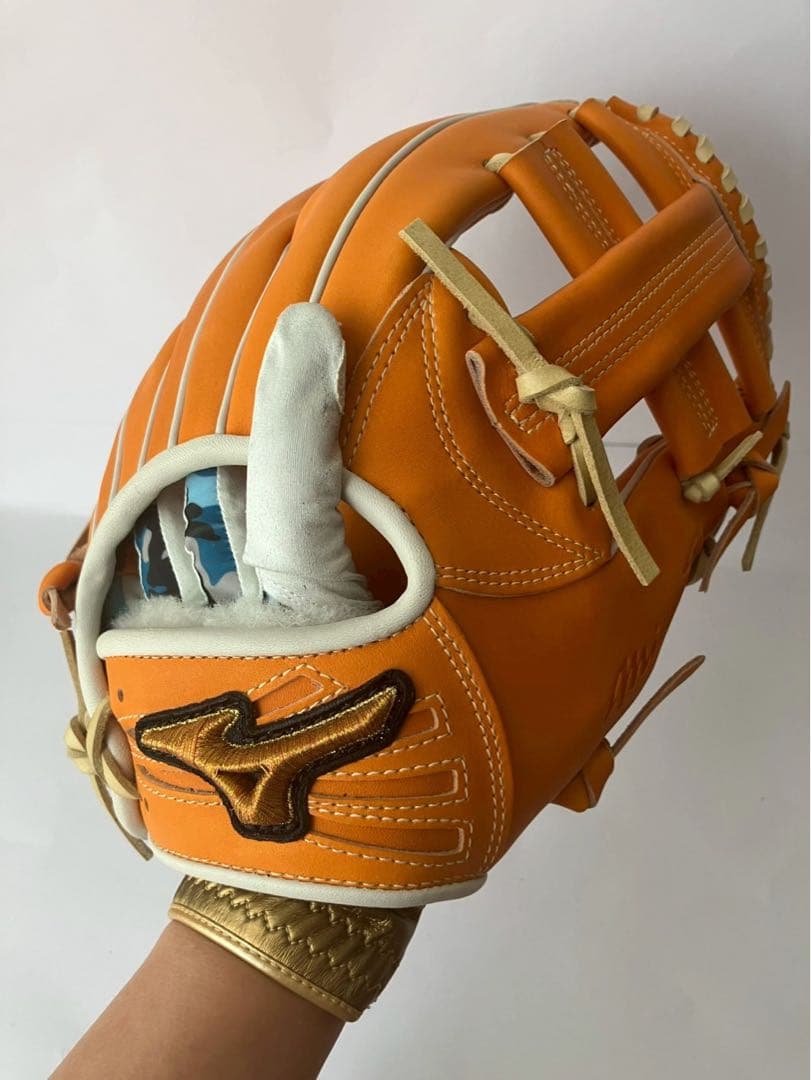 定価7万円超え　ミズノプロ　硬式　オーダー　内野　グローブ　日本製　耕作印