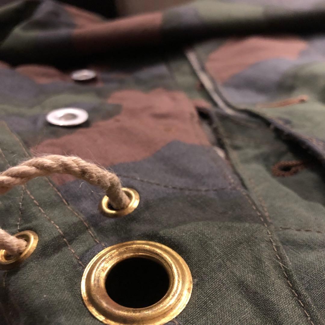 【軍幕屋】Ｂ級品3枚+デッドストック1枚★ノルウェー軍カモⅡテント★ポール8本付