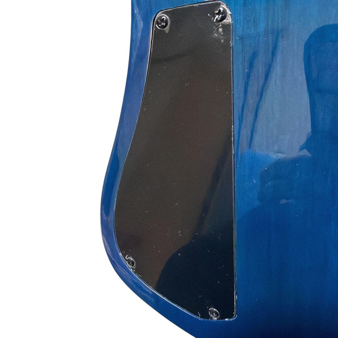 ヘッドレス 5弦エレキベース ブルーグラデーション アクティブ仕様 多弦ベース