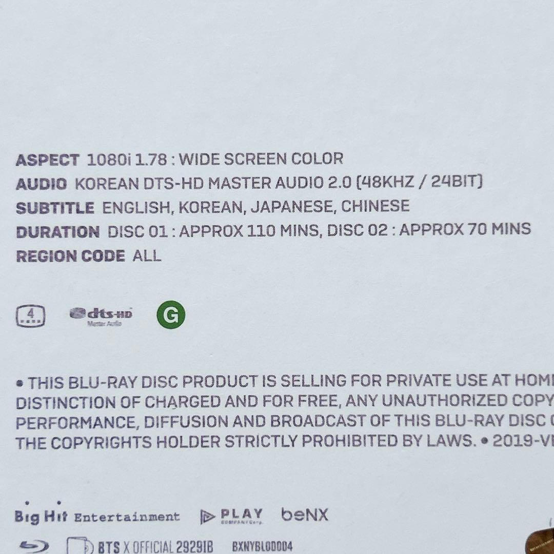 BTS LOVE YOURSELF ニューヨーク Blu-ray ジョングク