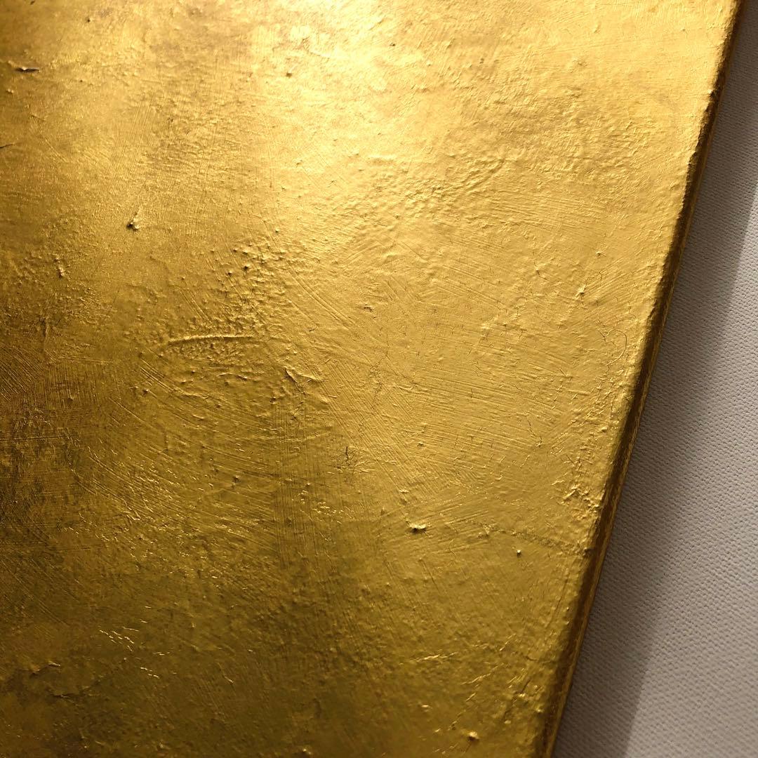 ゴールドアート＊テクスチャーアート抽象画アクリル画現代アート輝く光金箔絵画原画
