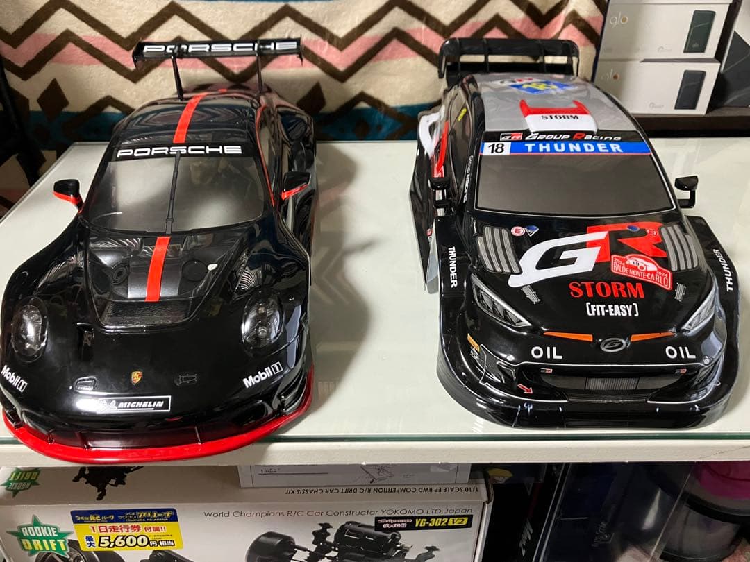 タミヤTT02タイプSRX,ボディ　メカ付き