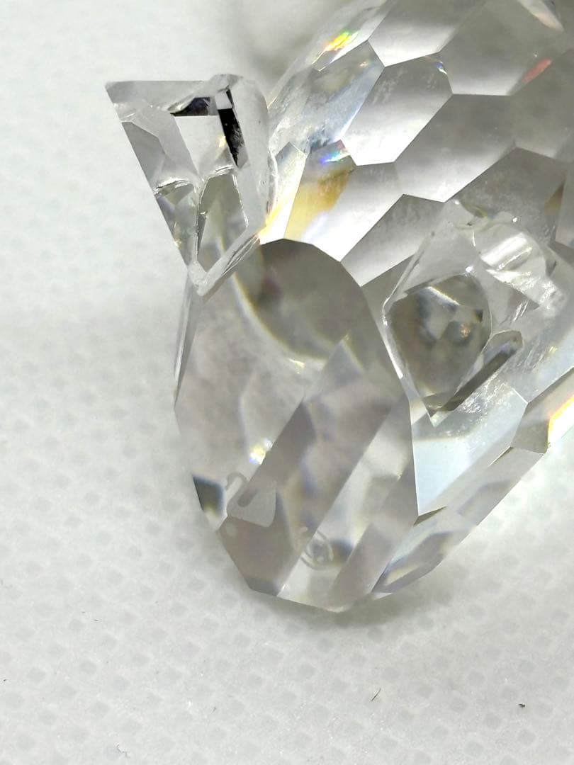 #スワロフスキー クリスタル フクロウ 2体セットP-5