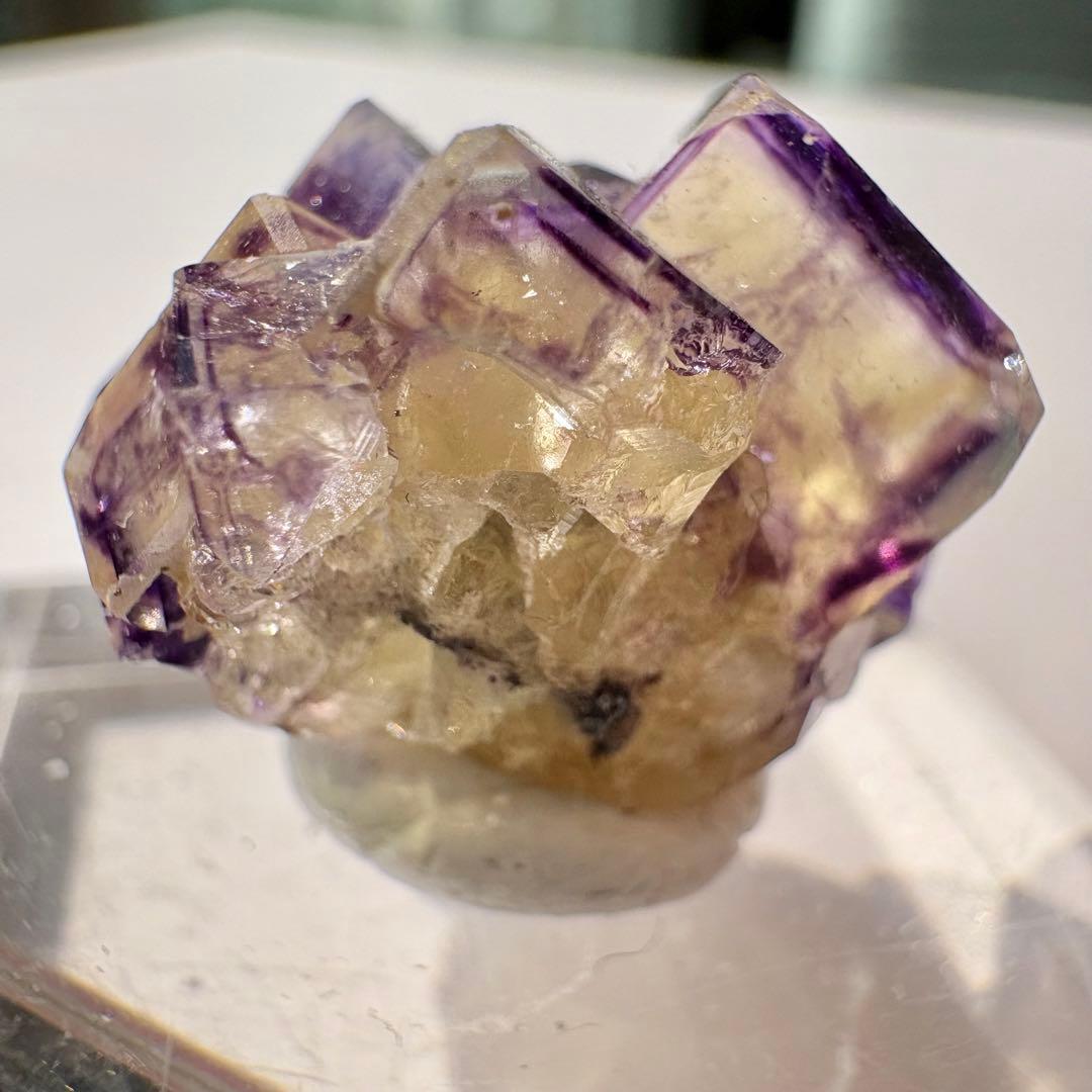 498 ナミビア　パープルバニーポケット　フローライト