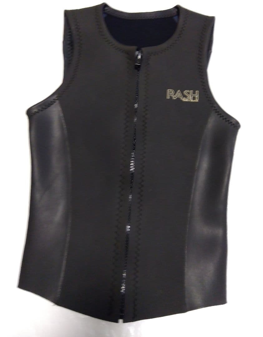 【未使用】【L】 RASH フロントジップ ノースリーブ タッパー
