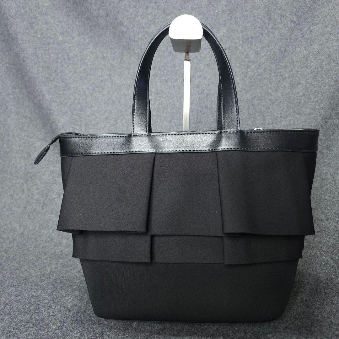 【ランバンスポール】人気刻印ロゴ×段切りかえフリルデザイン ゴルフカートバッグ黒