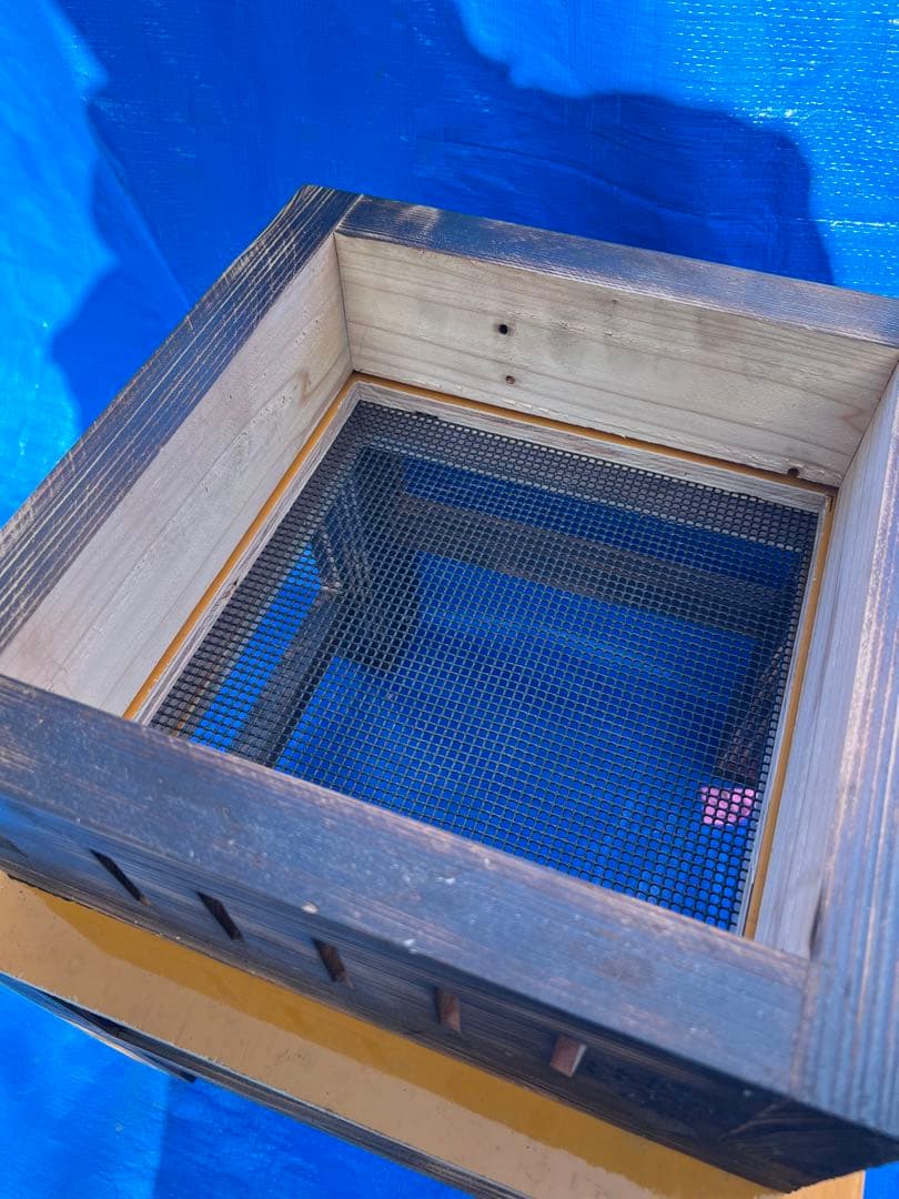 ニホンミツバチ　営巣用巣箱4段　板厚3cm　重箱式巣箱