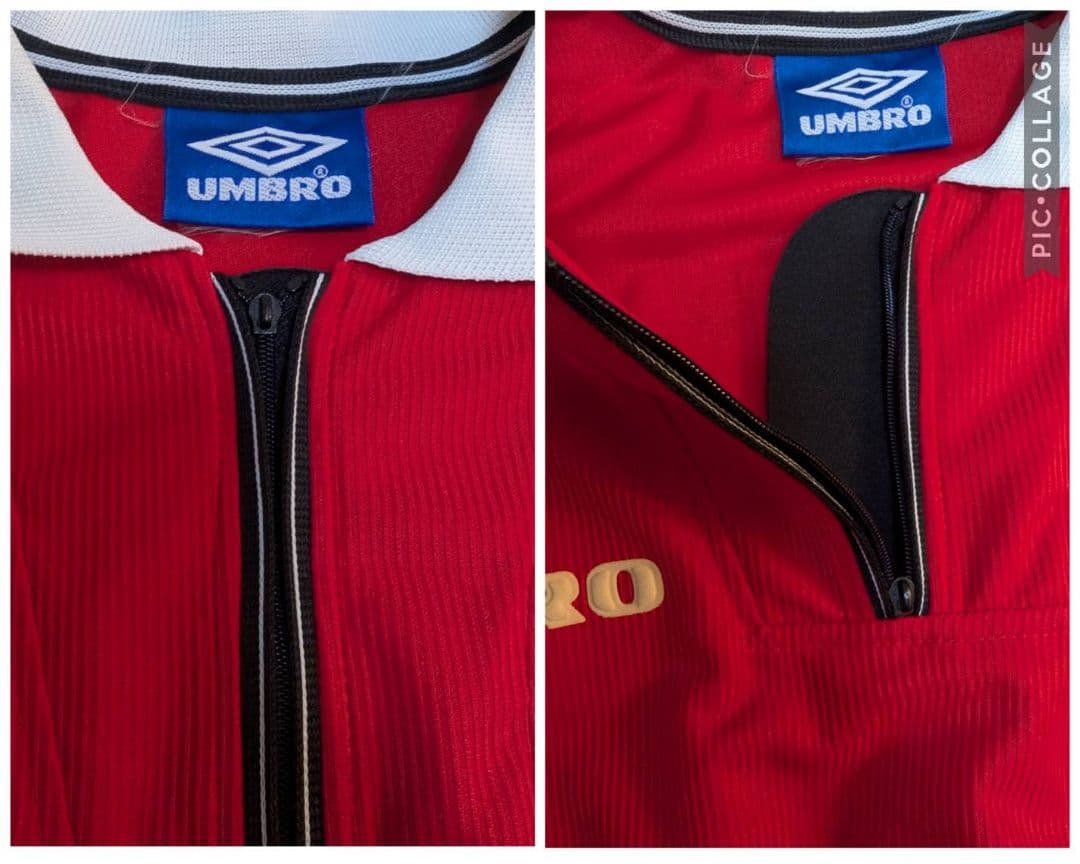 伝説【トレブル 達成】UMBRO マンチェスターユナイテッド長袖UF英国製