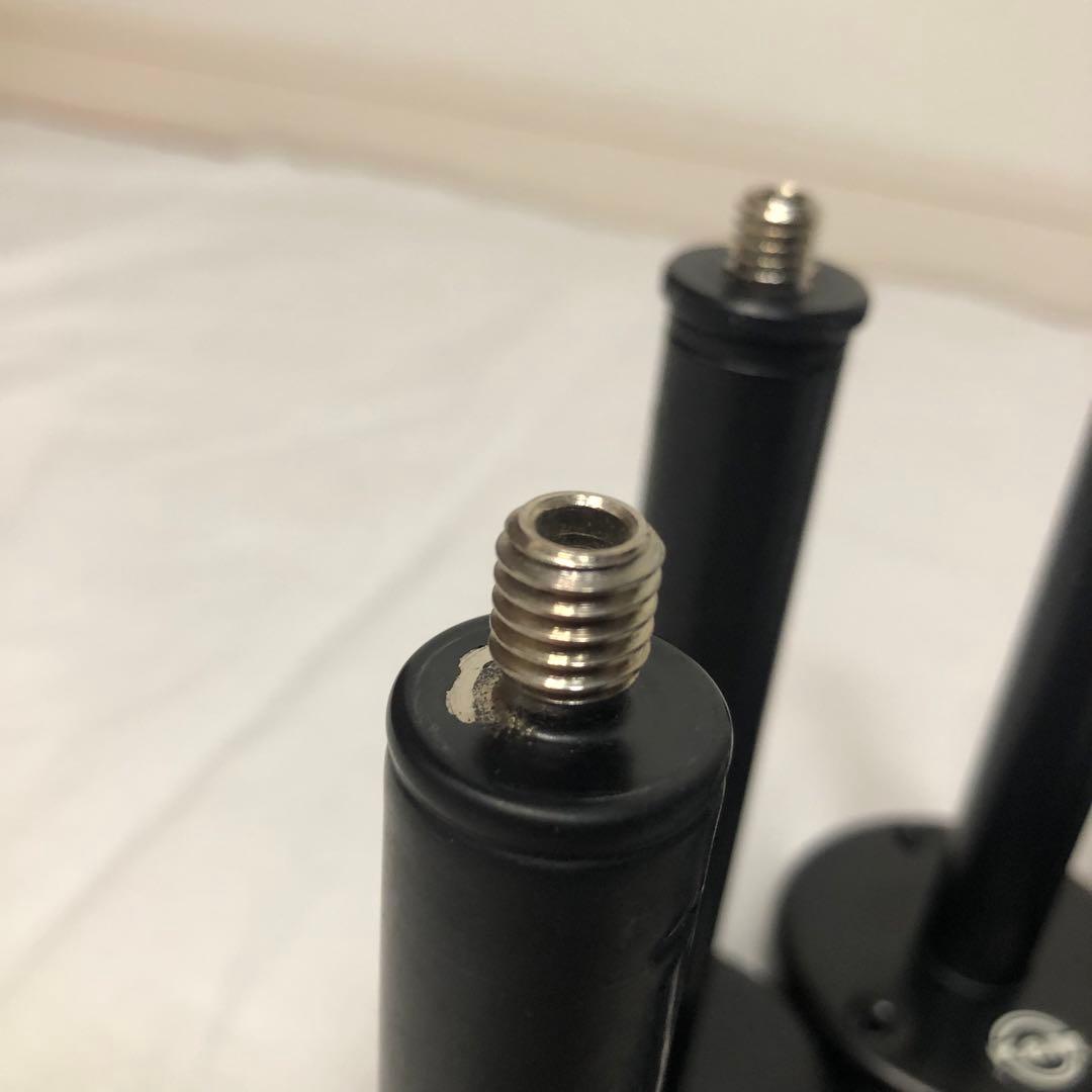 送料込★美品★K&M グースネック ベース22110 6本 マイクスタンド