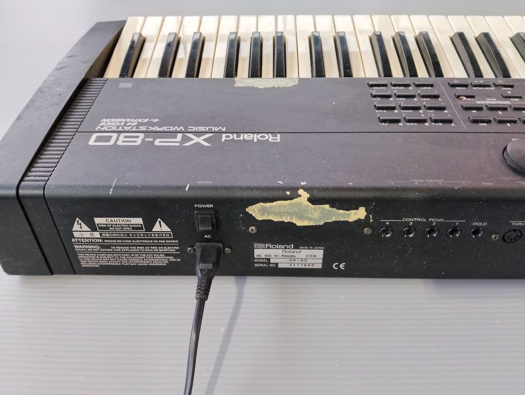Roland XP-80 シンセサイザー ローランド キーボード(あ86)