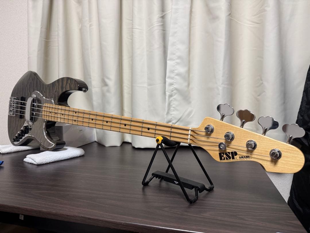 【キルトメイプル】ESP AMAZE-CTM プリ18V【弦交換セットアップ済】